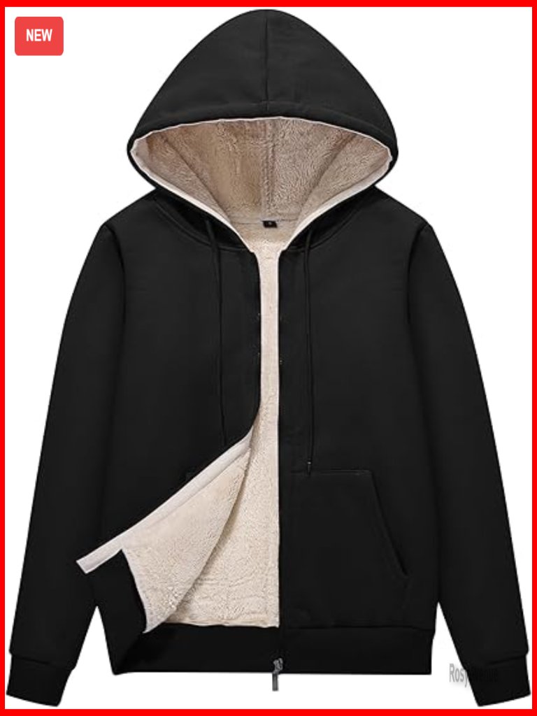 Women's Heavyweight Fleece Full Zip Hooded Jacket